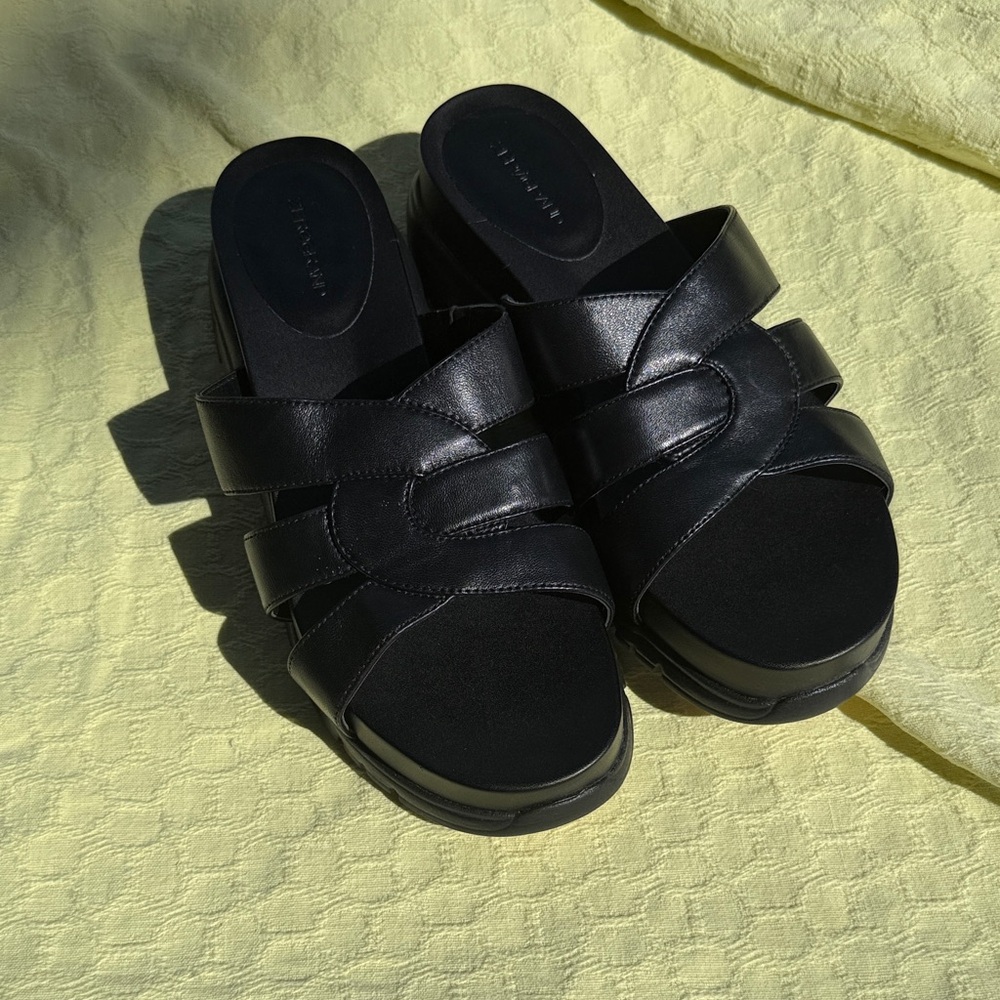 Cole Haan zero grand Leather Slide Sandals